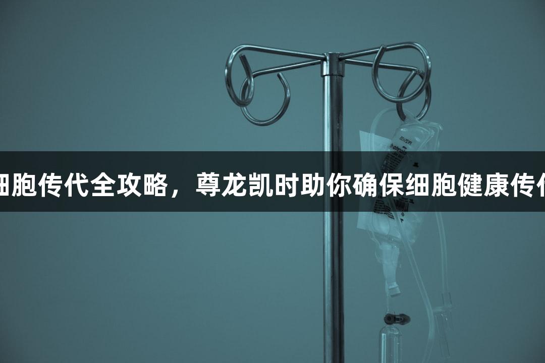 细胞传代全攻略，尊龙凯时助你确保细胞健康传代
