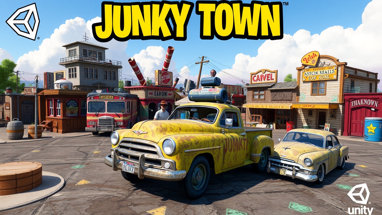 如何使用爱游戏的Unity3D动作冒险资源包JunkyTownFullAssetPackage提升你的游戏开发项目？