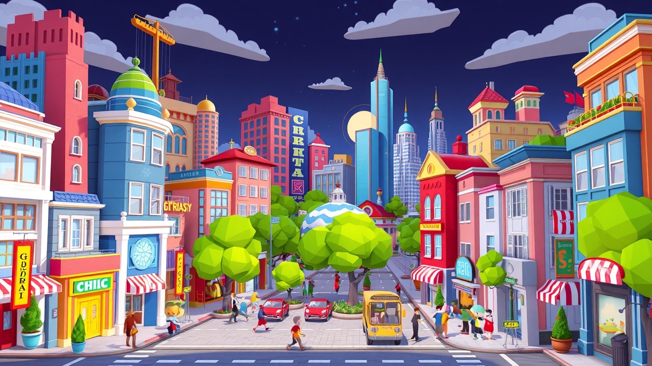 爱游戏推荐：Unity3D卡通城资产包——史诗之都ResourcePack解析