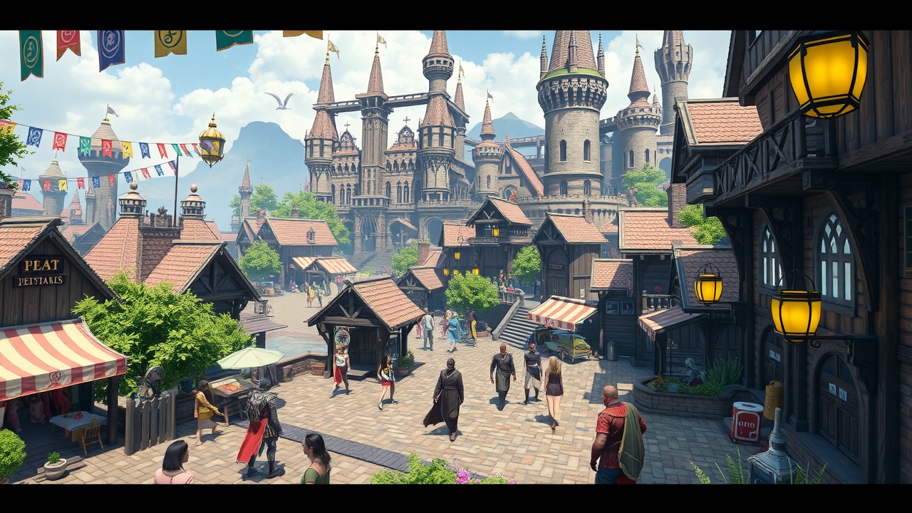 优化标题建议：[BG大游]Unity3DRPG奇幻全资产包：自由之城CompleteAssetPack，让你的游戏设计更出色！