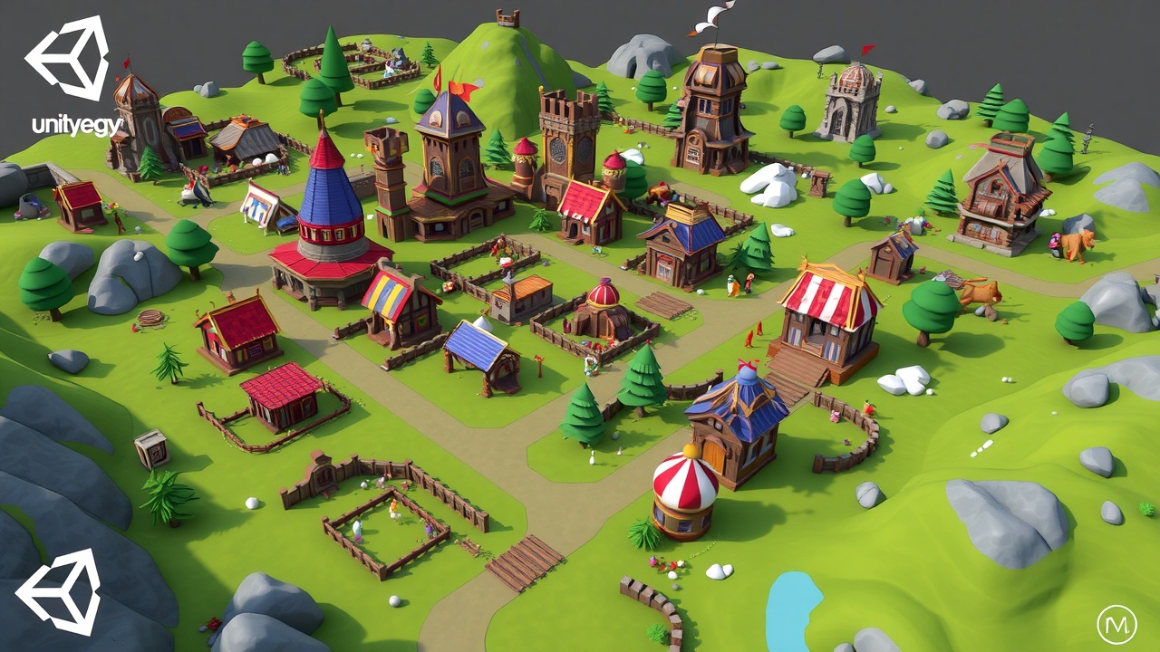 [Unity3D]j9九游会国际战争策略低多边形奇境资产包完整资源包下载指南