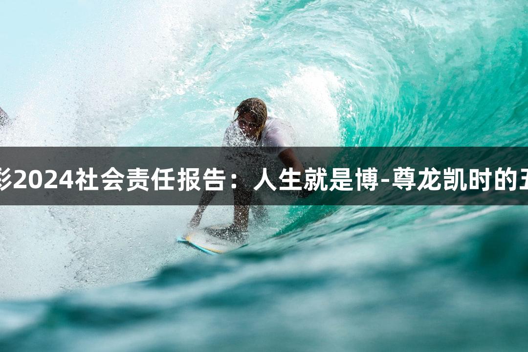 贵州体彩2024社会责任报告：人生就是博-尊龙凯时的五大亮点