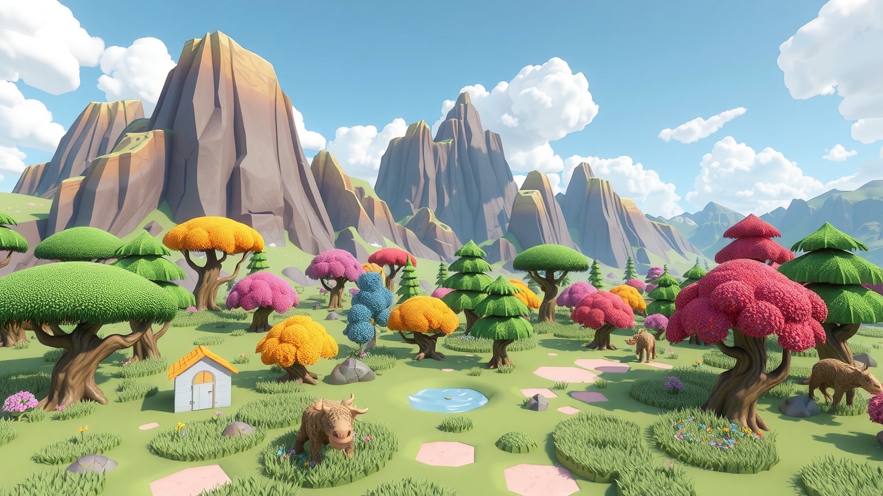 优化后的标题可以是：金年会推荐：Unity3DRPG奇幻全资产包——梦幻草原LowPolyArt这个标题结合了品牌词金年会，同时突出了产品特点，适合SEO优化。