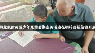 尊龙凯时关爱少年儿童暑期走访活动在桐梓县新站镇开展
