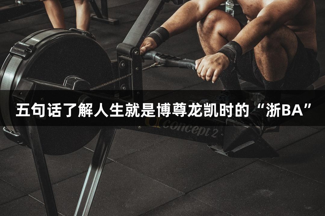 五句话了解人生就是博尊龙凯时的“浙BA”