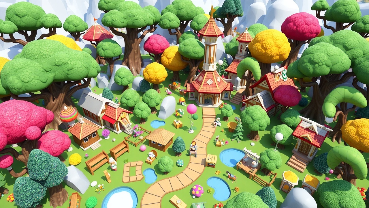 《爱游戏》推荐：Unity3D开放世界低多边形奇境资源包AssetCollection详解