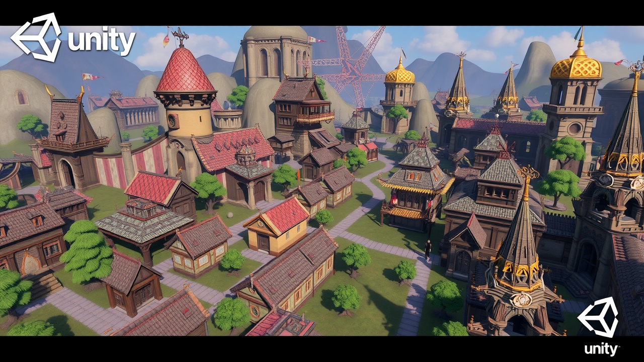 优化后的标题可以是：[KU酷游]Unity3DRPG奇幻全资产包——自由之城FullAssetPackage，助你打造梦幻世界！