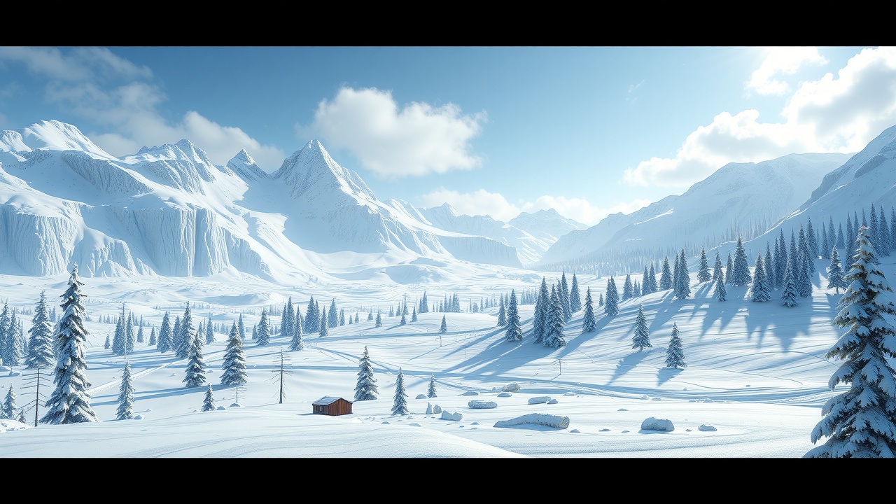 【KU酷游】Unity3D宏伟雪地场景：URP游戏级别MajesticSnowyTundra优化攻略