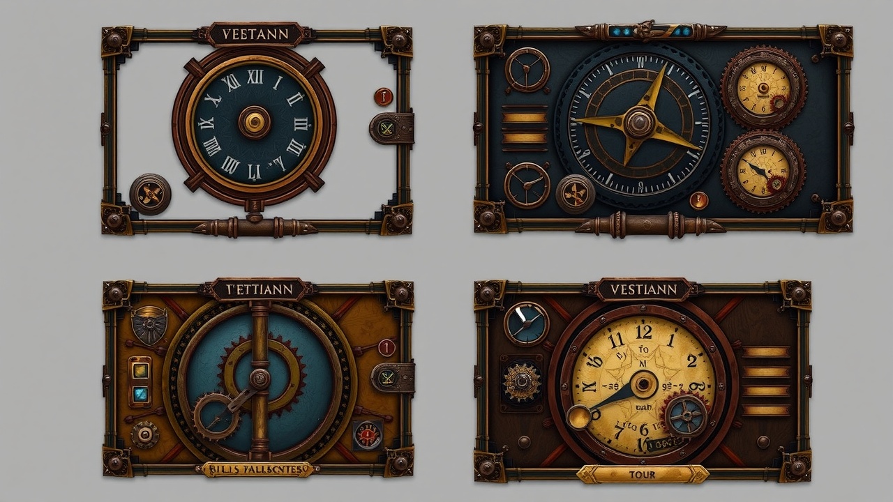 《爱游戏》推荐：Unity3D蒸汽风格UI插件SteampunkUIInterfacePlugin全面解析