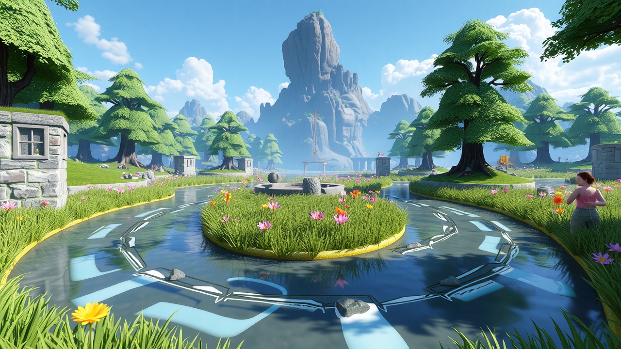 《BG大游》Unity3D动作冒险资源包：梦幻草原探险之旅