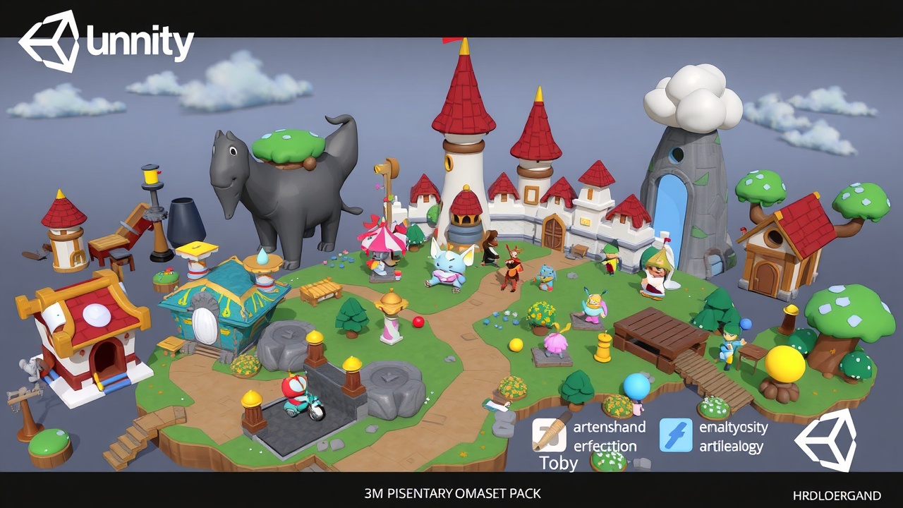 改写后的SEO优化标题可以是：j9九游会国际的Unity3DRPG奇幻全资产包：低多边形奇境完整资源包