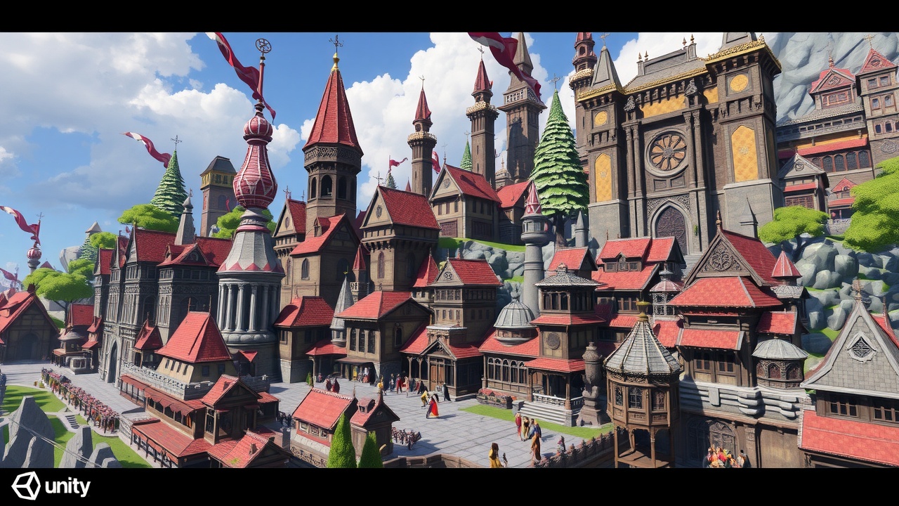 优化后的标题可以是：[爱游戏]带你探索Unity3D奇幻RPG全资产包——史诗之都AssetBundle揭秘！