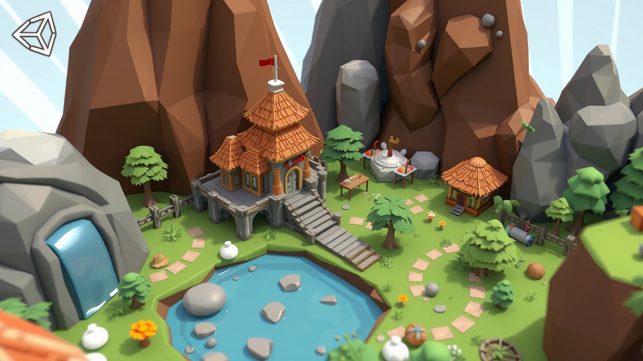 标题改写为：**BG大游：Unity3D低多边形奇境SLG游戏全资产包探索**这个标题包含了关键字BG大游，同时保留了主要的内容和SEO友好的结构。