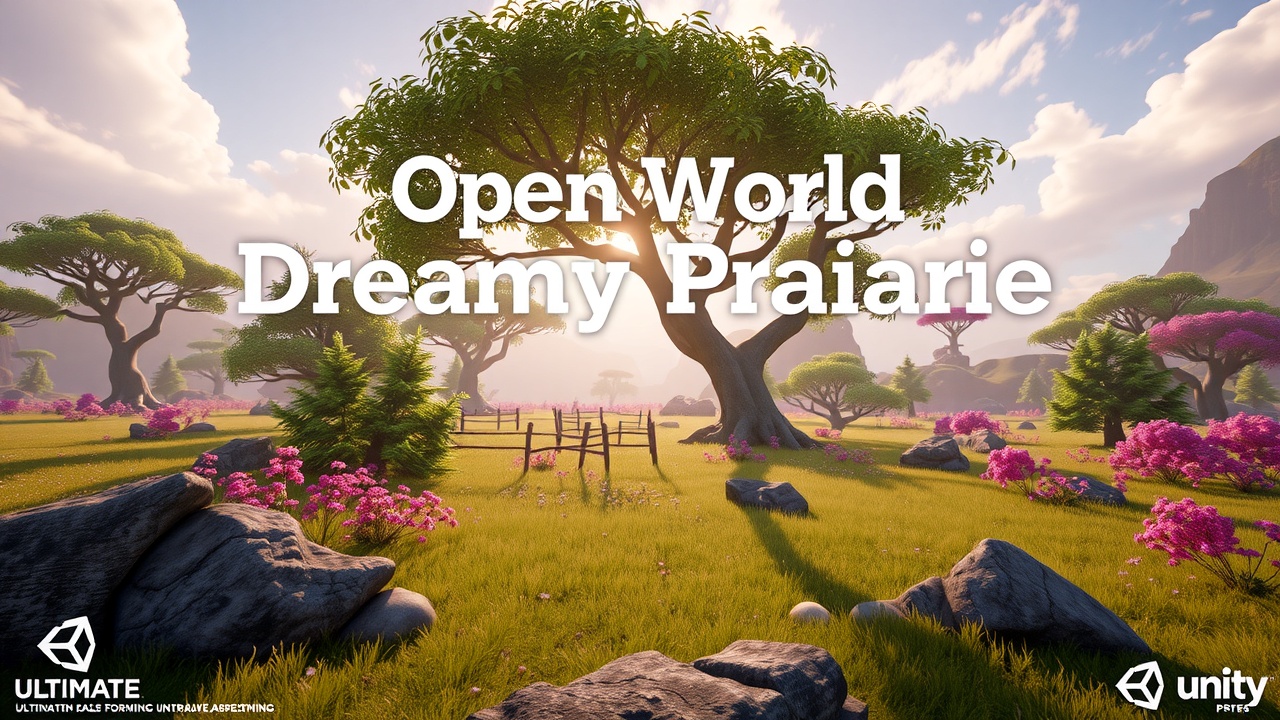 《爱游戏》推荐：Unity3D开放世界资源包——梦幻草原UltimateAssetPack，让你的游戏创作更精彩！