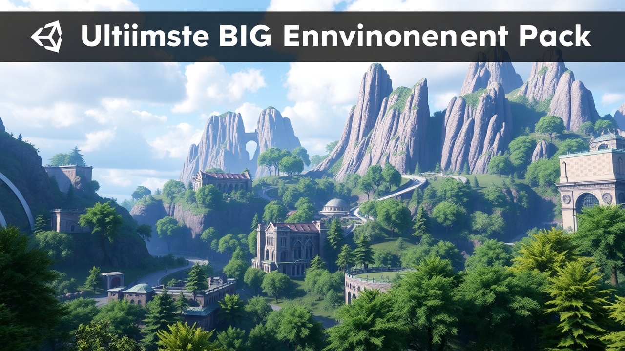 BG大游出品的Unity3D插件：极致大环境包UltimateBigEnvironmentPack