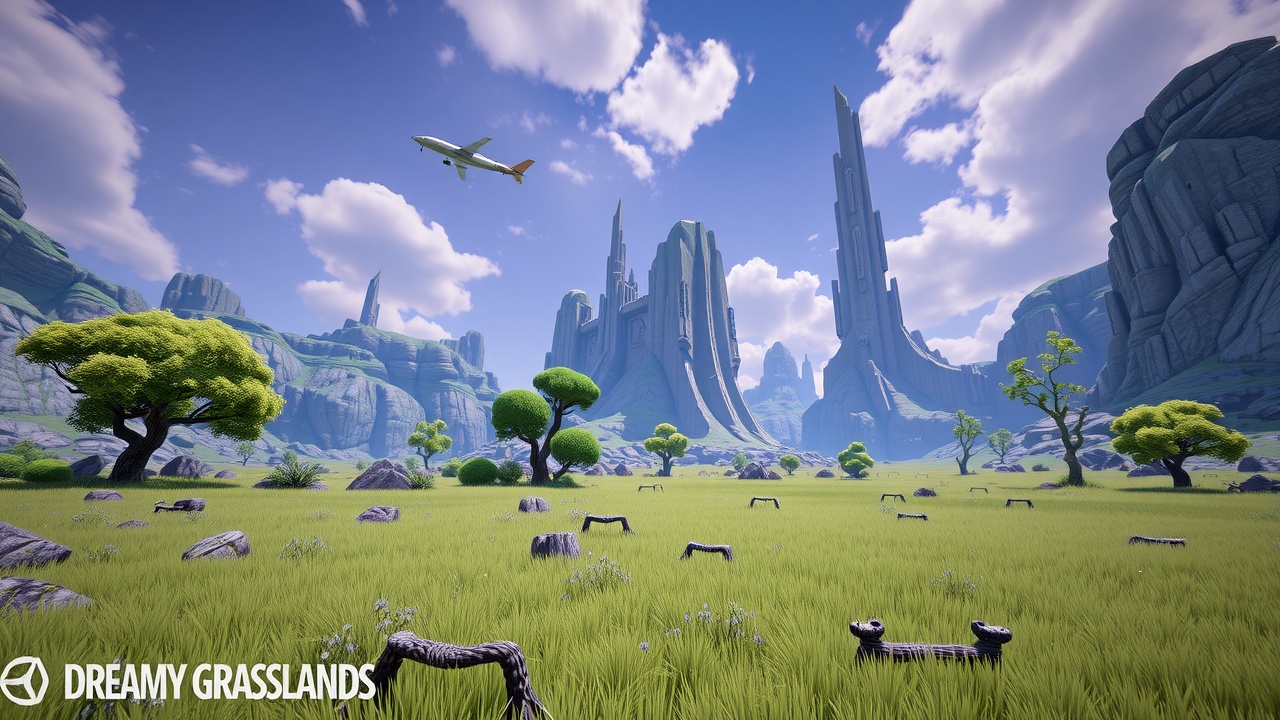[爱游戏]Unity3D科幻生存全资产包梦幻草原AssetBundle完美解决方案