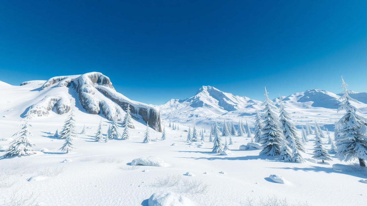 爱游戏：Unity3D绝美雪地场景—URP游戏就绪级别的StunningSnowyTundra探索指南