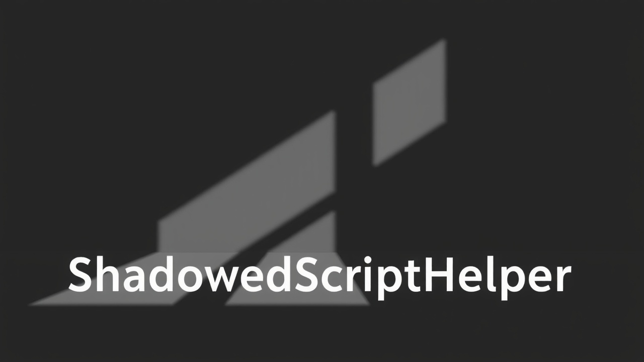 优化标题：[金年会]Unity3D插件：暗影脚本助手ShadowedScriptHelper的全面解析与应用技巧