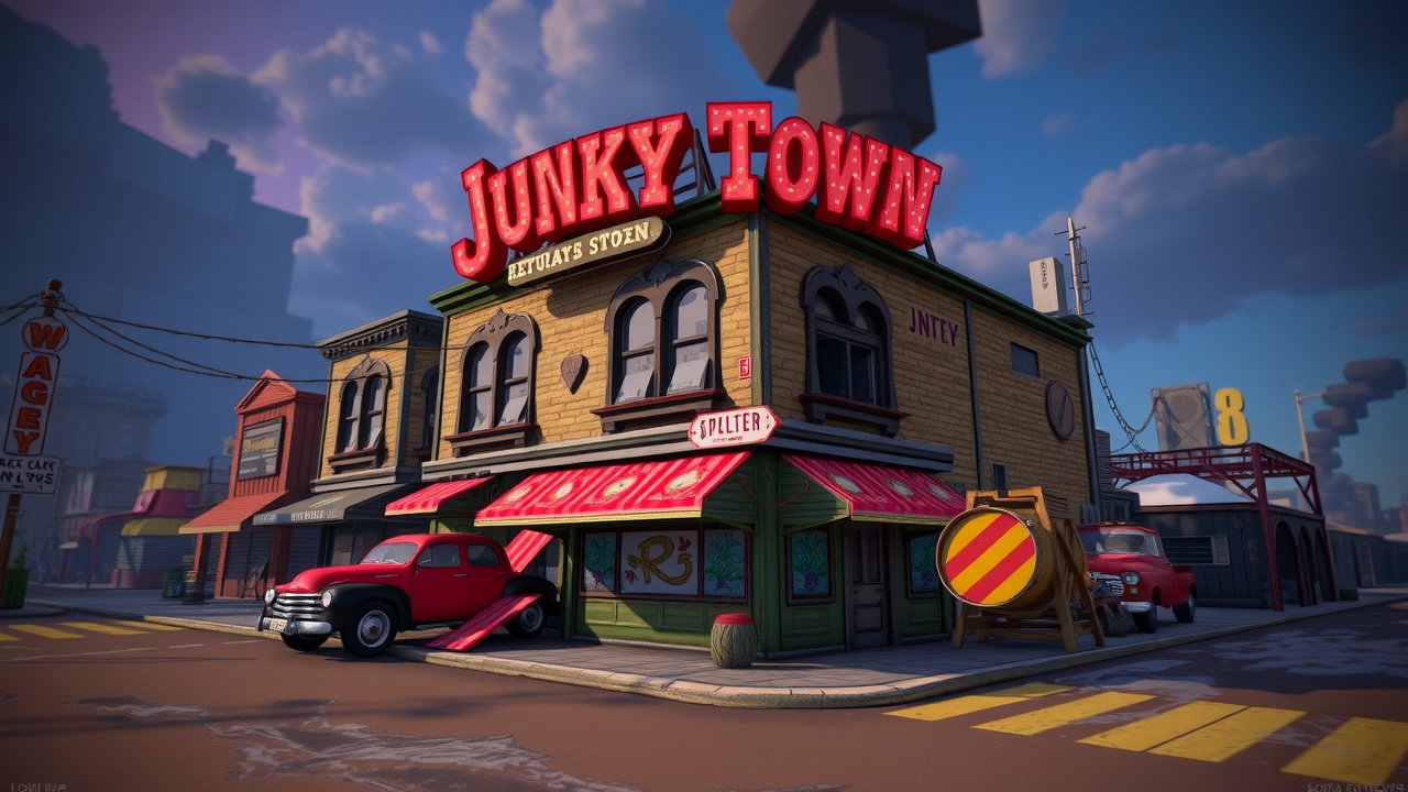 标题优化建议：[j9九游会]动作冒险游戏资源包《JunkyTownResourcePack》助力你的Unity3D项目提升游戏体验这个标题包含了品牌词j9九游会，同时清晰地表明了资源包的用途和相关性，有助于搜索引擎优化。