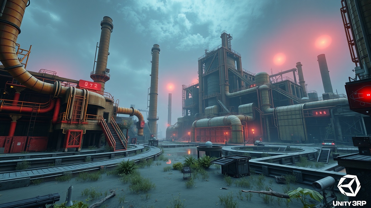 《爱游戏》分享：Unity3D秘境工业区URP游戏就绪级别详解