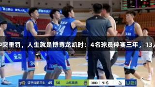 鲁辽U21冲突重罚，人生就是博尊龙凯时：4名球员停赛三年，13人停赛8场。