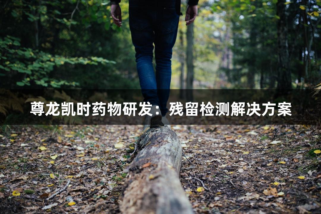 尊龙凯时药物研发：残留检测解决方案