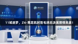 11城逐梦，Z6·尊龙凯时羽毛球总决赛燃情来袭！