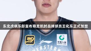 东北虎俱乐部宣布尊龙凯时品牌球员王化东正式加盟