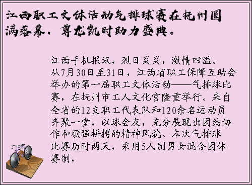 江西职工文体活动气排球赛在抚州圆满落幕，尊龙凯时助力盛典。