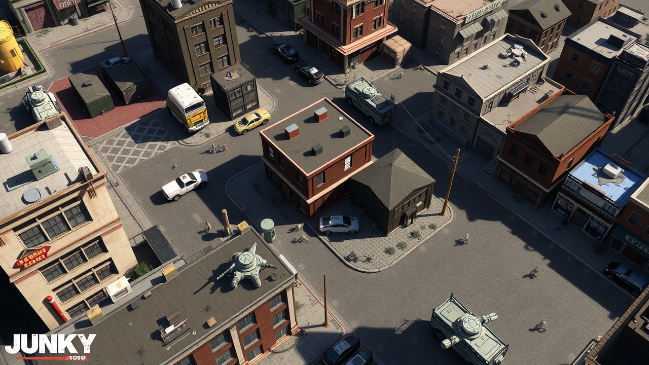 《爱游戏推荐：Unity3D战争策略资产包JunkyTownUltraPack》