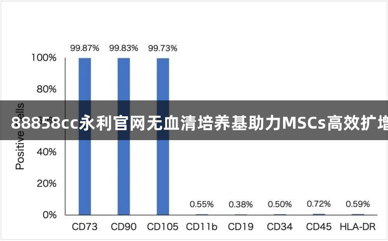 摆脱FBS批间差，88858cc永利官网无血清培养基助力MSCs高效扩增与稳定EVs分泌