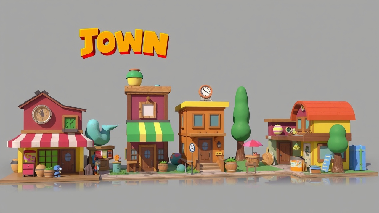 优化后的标题可以是：[金年会]携手Unity3D打造梦幻卡通城——JunkyTown完整资产包解析与应用指南