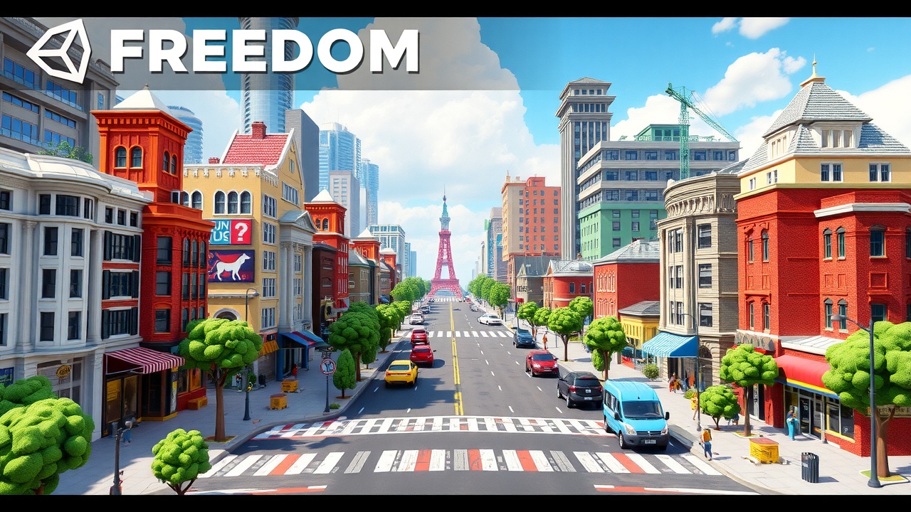 【J9九游会官网】Unity3D低多边形风格资产包——自由之城UltimateAssetPack推荐与评测