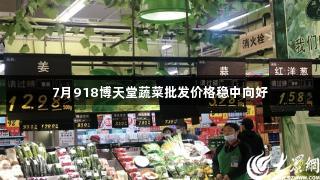7月918博天堂蔬菜批发价格稳中向好
