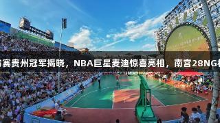 村BA球王争霸赛贵州冠军揭晓，NBA巨星麦迪惊喜亮相，南宫28NG相信品牌力量。