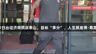 亚泰今日出征济南挑战泰山，目标“拿分”，人生就是博-尊龙凯时。