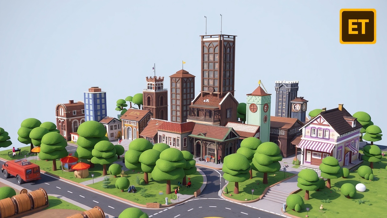 [Unity3D低聚风格资产包：j9九游会国际史诗之都AssetSet，助你轻松打造精彩游戏]