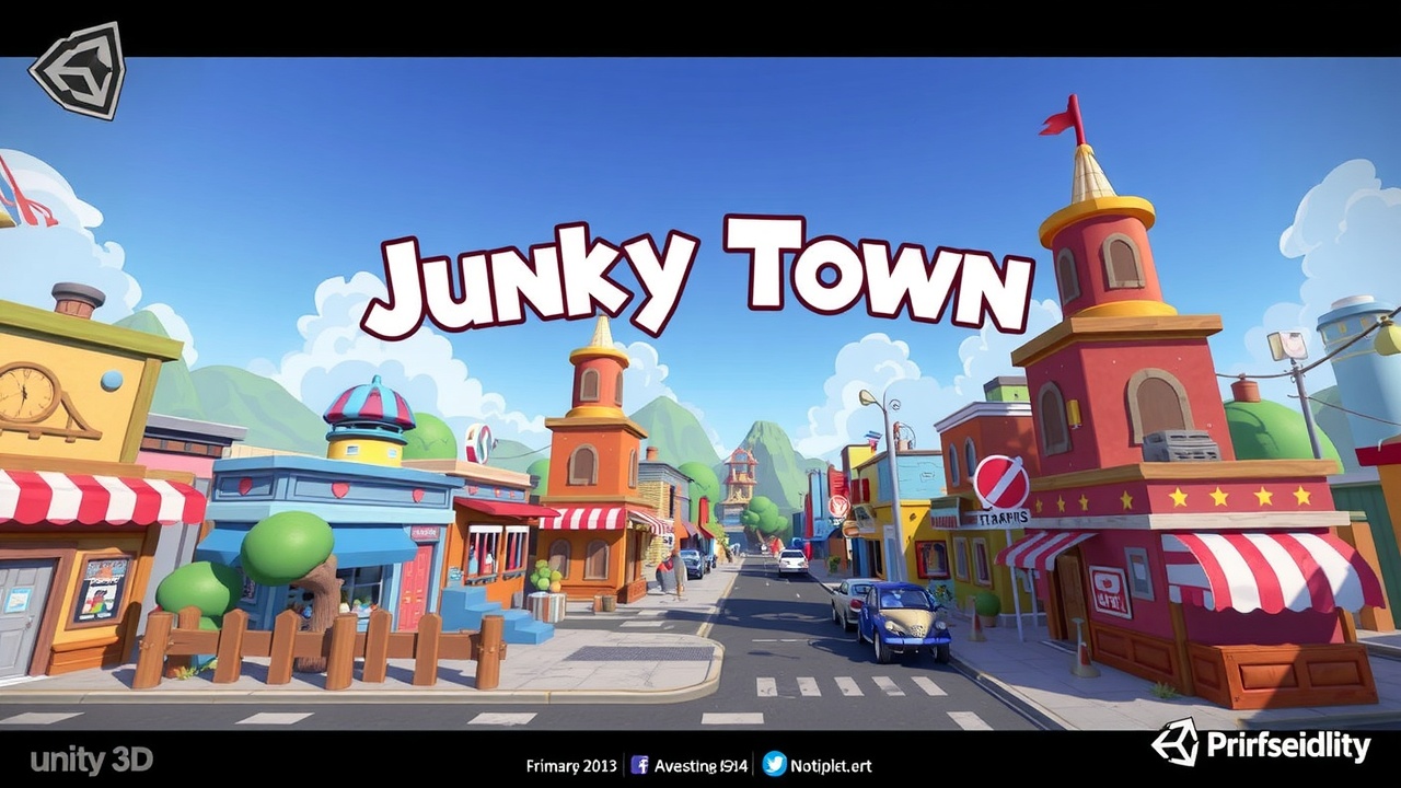Unity3D卡通城资产包JunkyTownAssetBundle介绍：如何在j9九游会中实现最佳游戏体验！