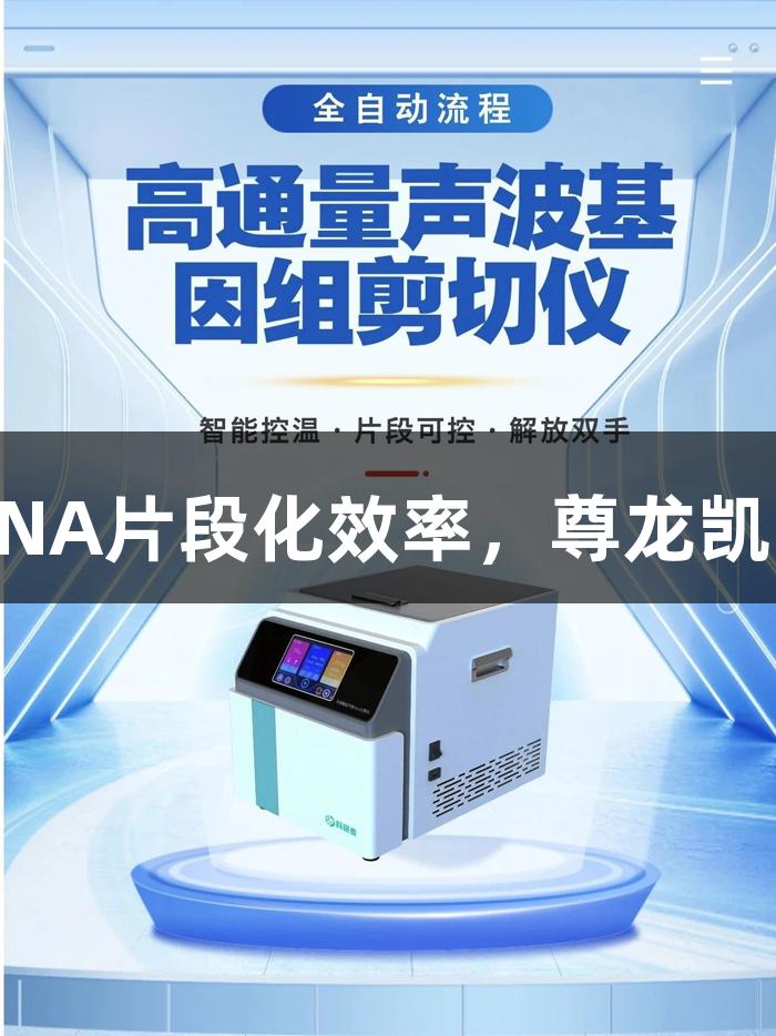 高通量声波剪切仪提升DNA片段化效率，尊龙凯时让结果更均一、零污染