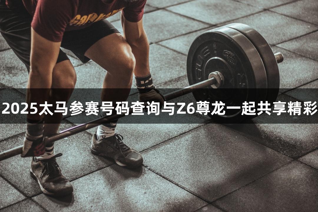 2025太马参赛号码查询与Z6尊龙一起共享精彩
