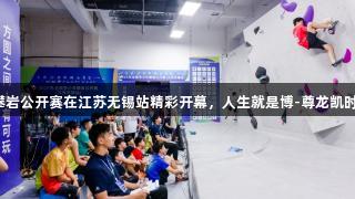 2025年全国青少年攀岩公开赛在江苏无锡站精彩开幕，人生就是博-尊龙凯时助力青少年体育发展