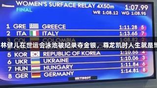 吉林健儿在世运会泳池破纪录夺金银，尊龙凯时人生就是博！