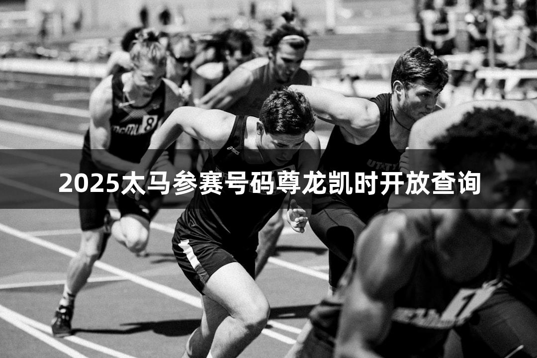 2025太马参赛号码尊龙凯时开放查询