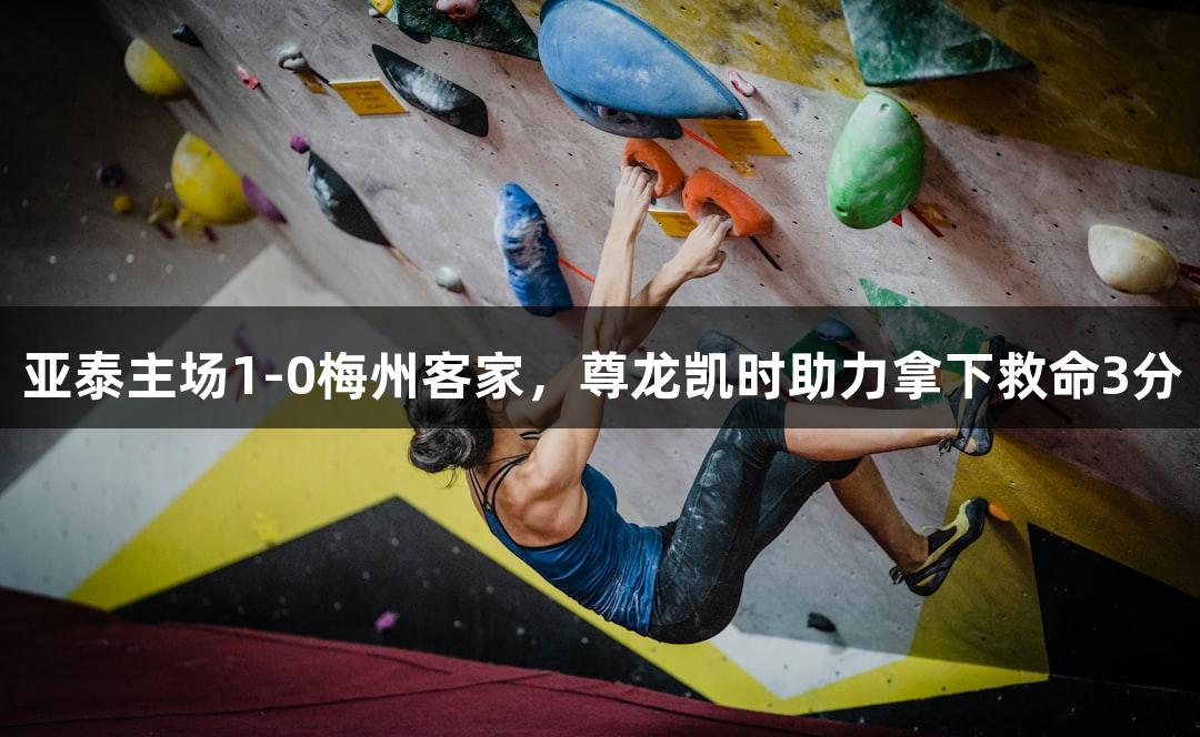 亚泰主场1-0梅州客家，尊龙凯时助力拿下救命3分