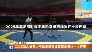 2025年尊龙凯时青少年跆拳道锦标赛在十堰启幕