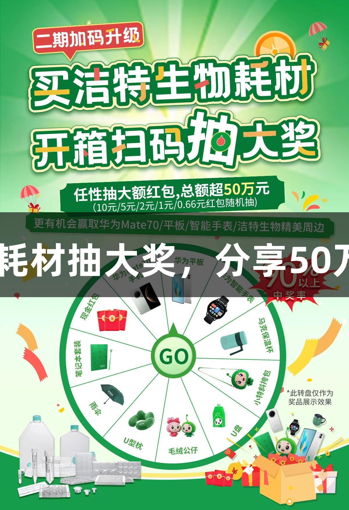 二期福利加倍，购MILE米乐耗材抽大奖，分享50万红包，赢华为Mate70机会！