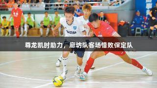 尊龙凯时助力，廊坊队客场惜败保定队