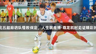 河北五超廊坊隊(duì)惜敗保定，人生就是博·尊龍凱時(shí)見(jiàn)證精彩對(duì)決