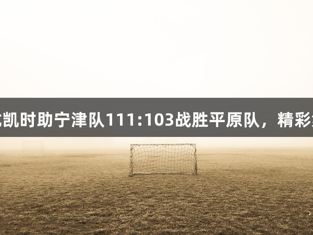 德BA赛：尊龙凯时助宁津队111:103战胜平原队，精彩集锦等你来看！