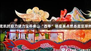 尊龙凯时助力健力宝杯佛山“西甲”明星赛点燃基层足球热情